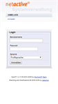 Mobile Screenshot of my.netactive.de
